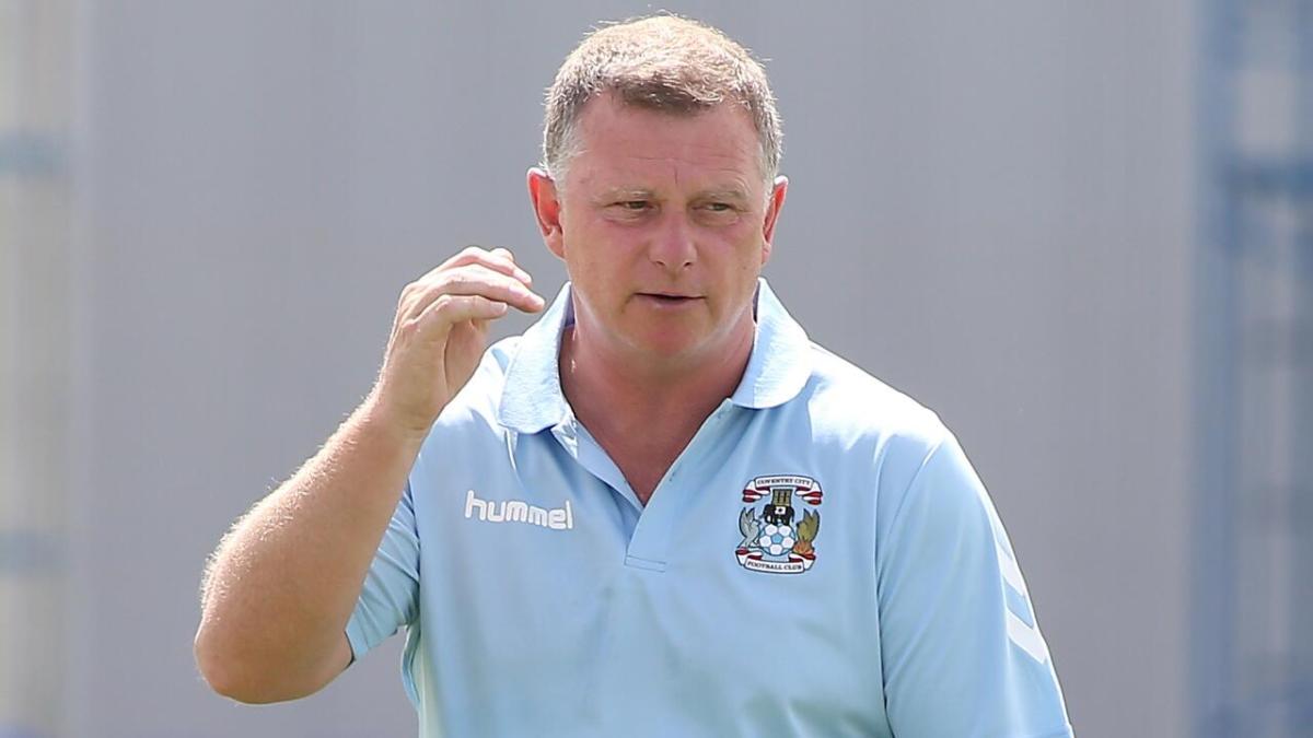 Coventry boss Mark Robins 